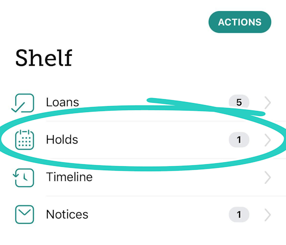 Skrin rak dengan serlahan simpanan