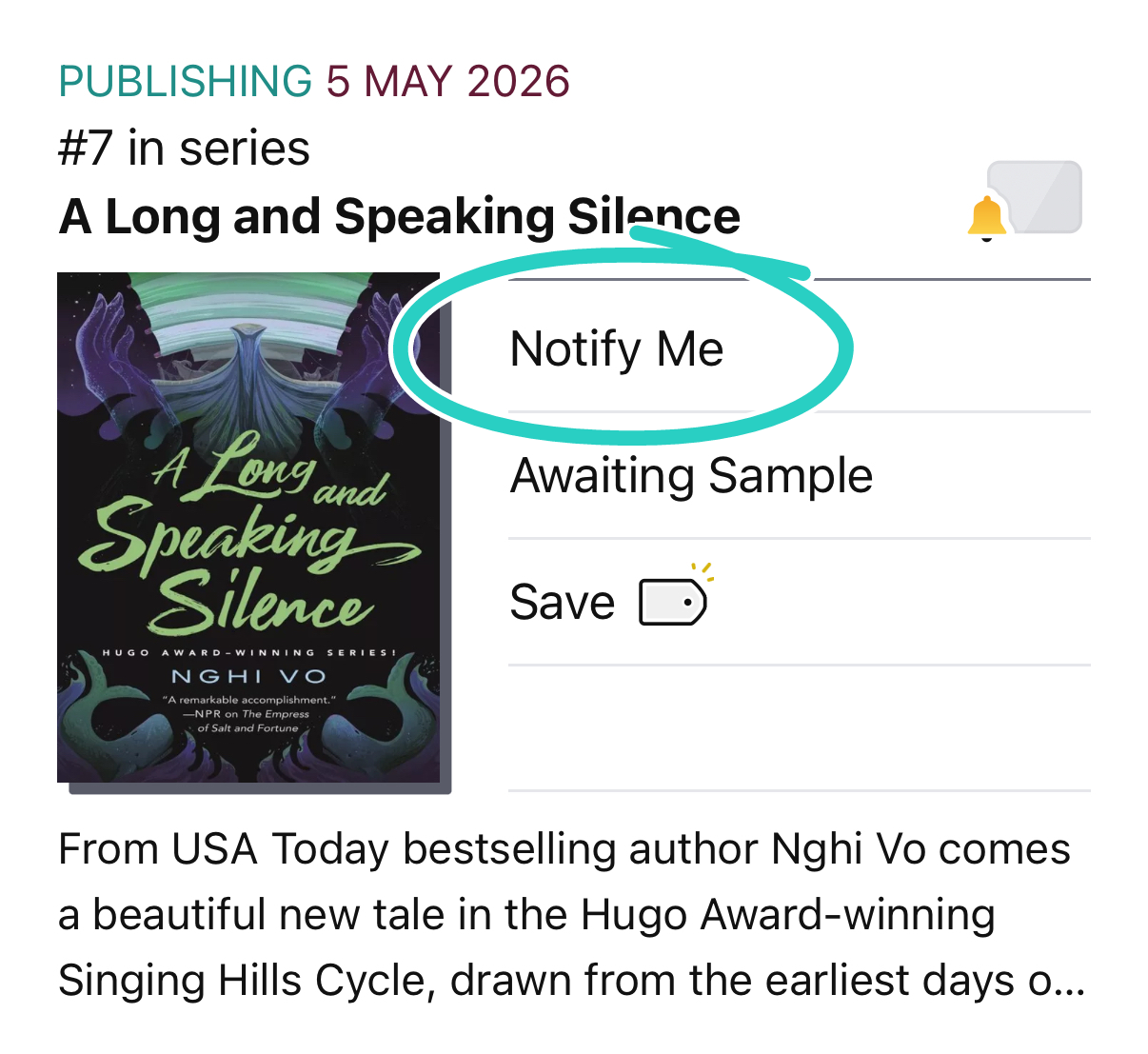 Knotify Library Sharing interest in titles not offered by your library